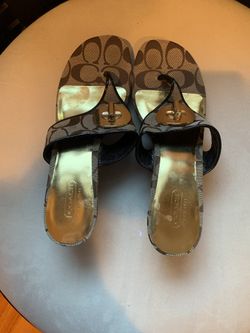 Brand new Woman’s Coach Shoes Brown 100% authentic size 7/8