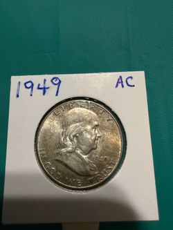 1949 P Franklin half dollar