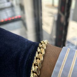 Solid Miami Cuban Bracelet VIP 107 G 