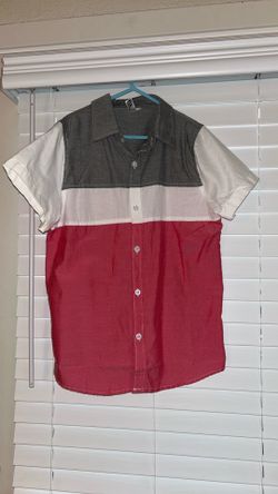 Boys button down shirt sleeved