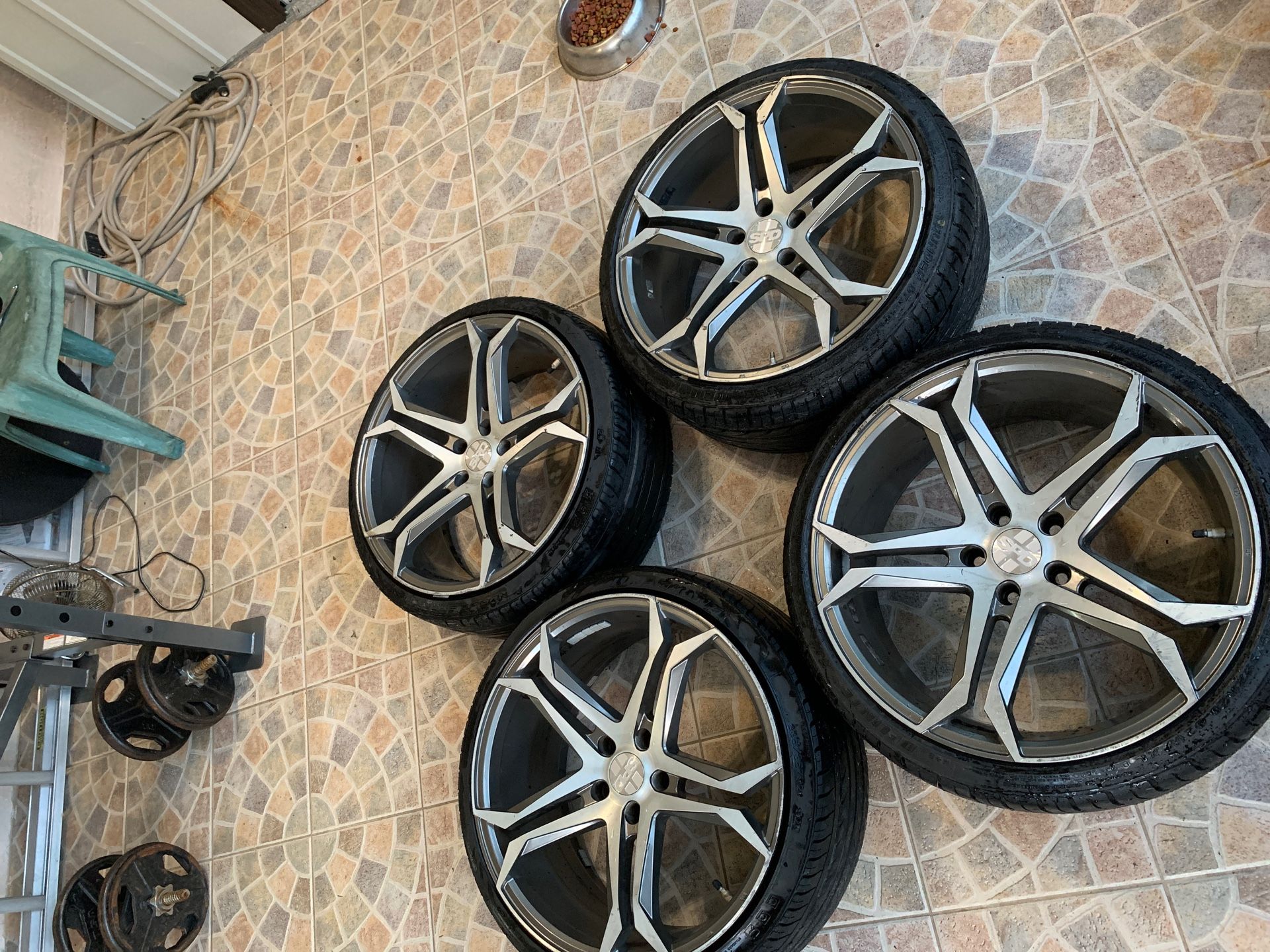 20” SPDLINE WHEELS SPD- 504 Velour Brushed