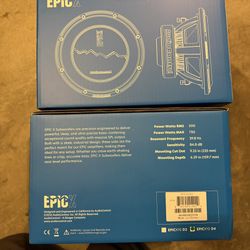 AudioControl EPIC X10D4  10" EPICX Series Dual4-ohm Subwoofer  )