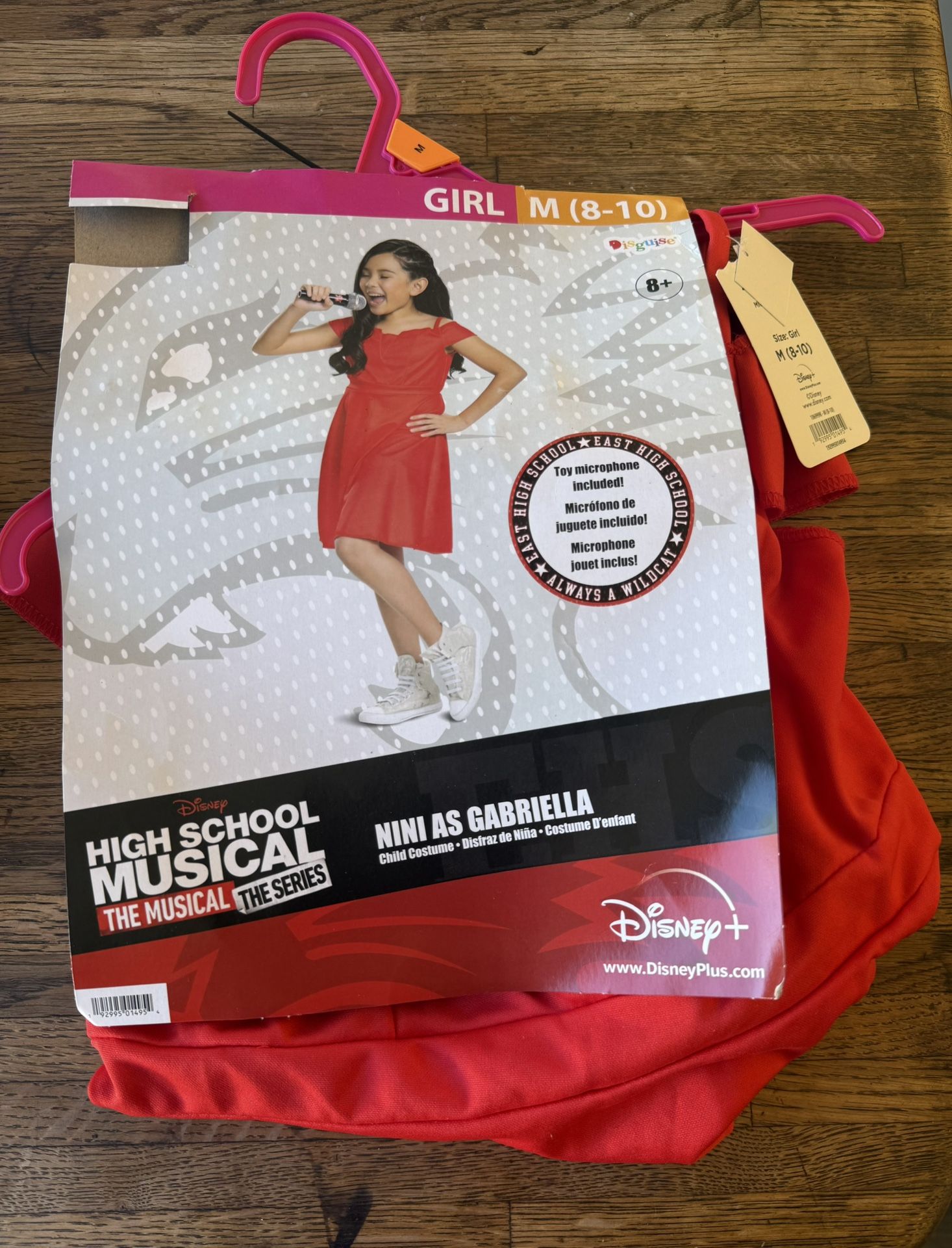 New Disney Halloween High School The Musical Nina As Gabriella Size (M) (8-10) $5