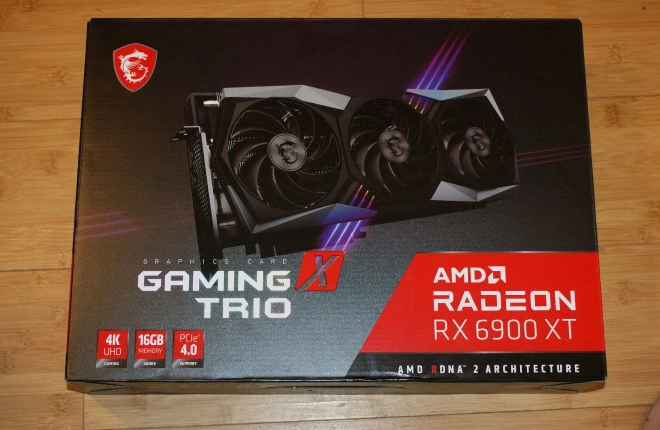 MSI AMD RADEON RX 6900XT GAMING TRIO NEW 16GB GDDR6