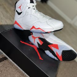 AIR JORDAN 7 RETRO WHITE INFRARED