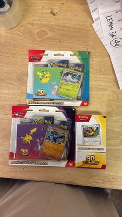 Pokemon 30th anniversary TCG Pokemon cards