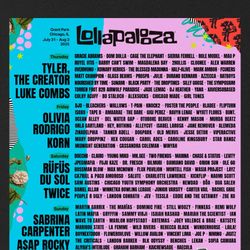 4 Day lollapalooza Wristband 