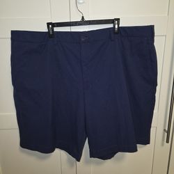 Vineyard Vines On The Go Chino Shorts Mens 50B Blue Cotton Nylon Stretch 10"