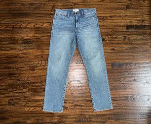 Madewell Denim Pants “The Perfect” Straight Fit Jean Medium Wash Size 32x32