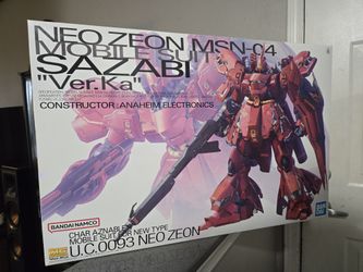 Sazabi Ver Ka MG Brand New Unassembled Kit Gundam
