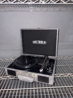 Victrola record player portable