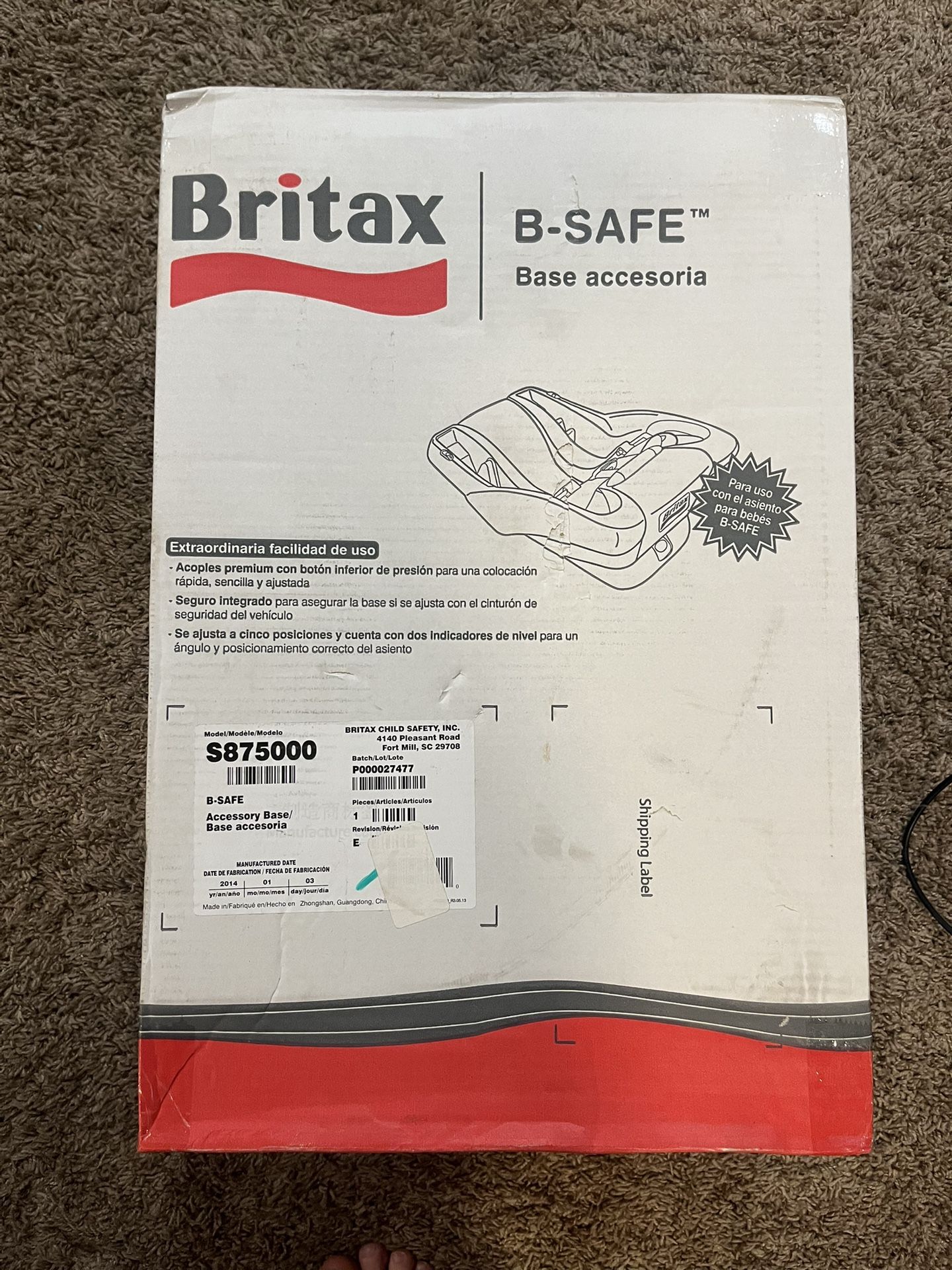 Britax B-SAFE Accessory Base