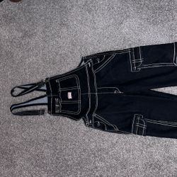 True Religion Overalls Sz M 