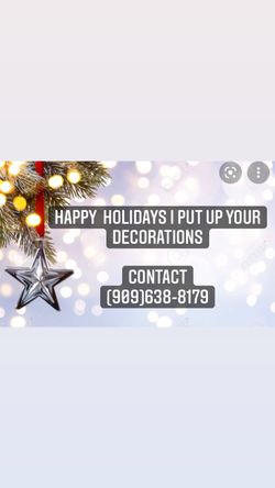 Decorations/lights