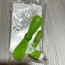 Green USB-C & iPhone Mini Phone Fan (Dual Compatible)