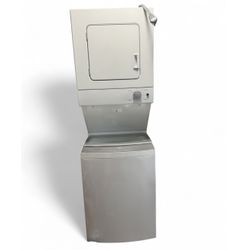 WET4024HW Whirlpool 24" Stacked Laundry Center with 1.6 cu. ft. Washer and 3.4 cu. ft. Electric Dryer - White
