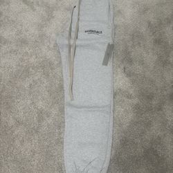 gray/oatmeal essential fear of god sweat pants 