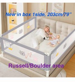 Height Adjustable Bed Rail for Toddlers, (1 Side, 78.7 Inch). Russell/Boulder area
