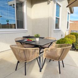 Outdoor Dining Set Patio Set Of 5 
