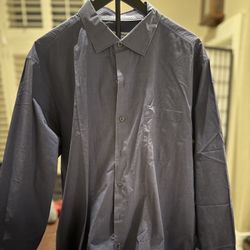 Gray Long Sleeve Tommy Bahama Shirt XL