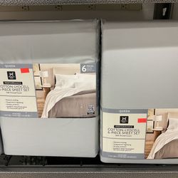 Queen Cotton-Lyocell 6-Piece Sheet Set