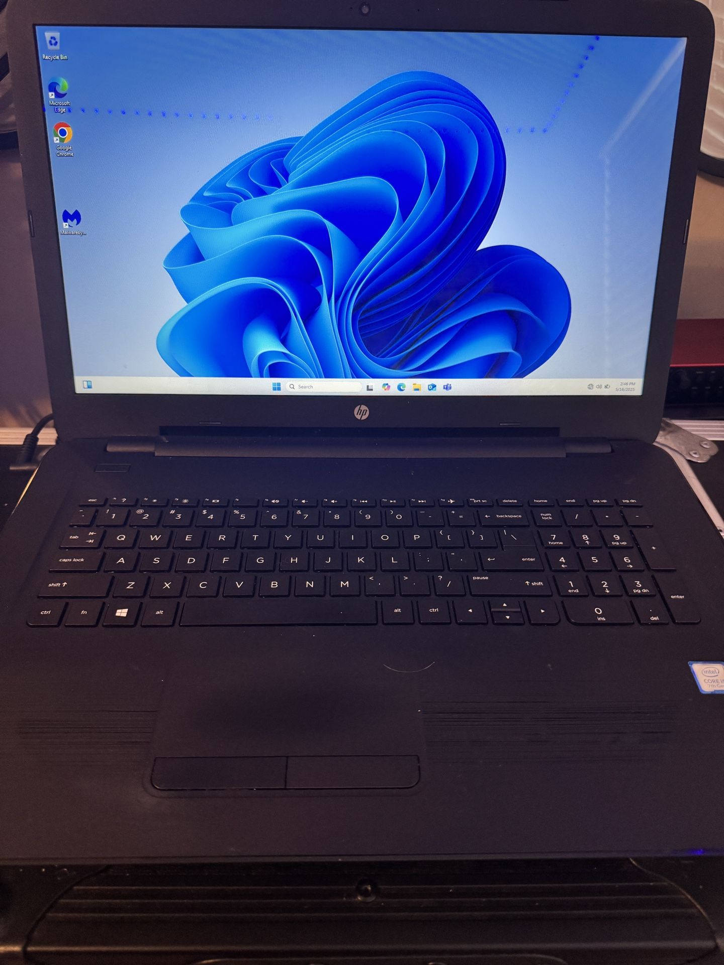 HP 17” Laptop i5 Processor 250GB SSD Windows 11