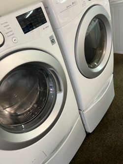 Front load washer and dryer