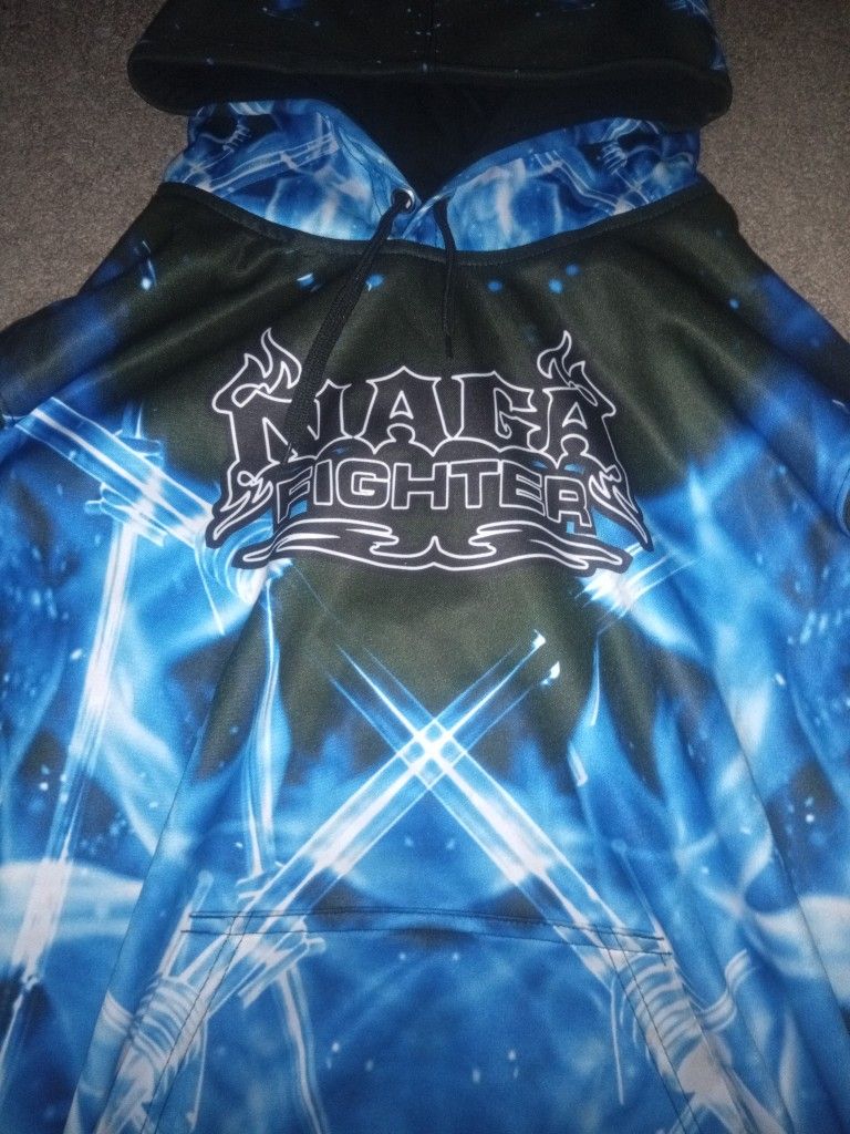 a NAGA hoodie