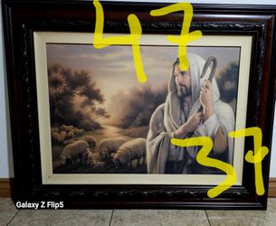 Cuadro Con Pintura Hecha A Mano Original Pagué $600 Quiero $200 Seminuevo