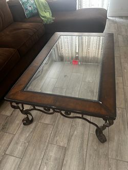 Two side tables and center table