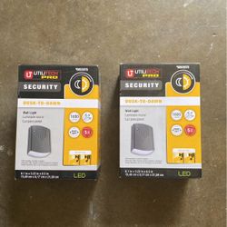 2 Utilities Tech Pro Security Lights! Brand New