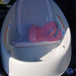 Skip Hop Infant Bath Tub 3-Stage Grow With Baby Smart Sling MOBY Bathtub Grey Age 0+