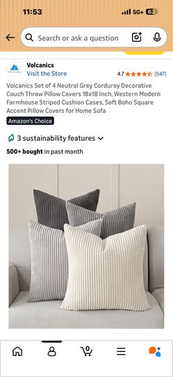 Brand new throw pillow covers