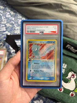 PSA 5 Mew Gold Star Holo EX Dragon Frontiers