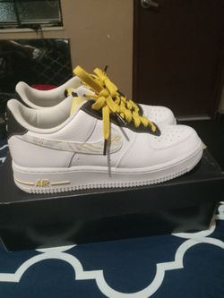 Nike Air Force 1 '07 LV8 GOLD LINKS ZEBRA PRINT