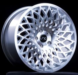 JNC043 Silver Machined Face Wheels - 15"-18"