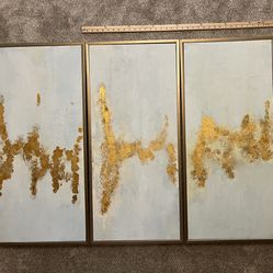 Wall Art Framed Paintings - Set Of 3