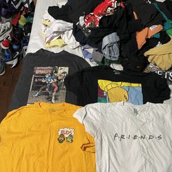 Lot Of 4 Random T Shirts Ranging From L To XL