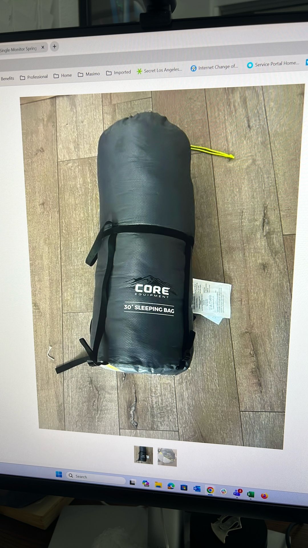 Core Equipment 30 Degree Hybrid Sleeping Bag