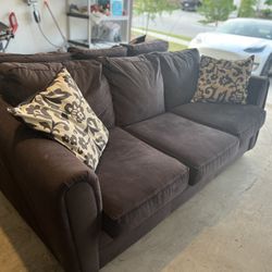 Navy blue couch