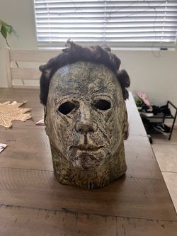 Michael Myers Halloween Mask with Hair