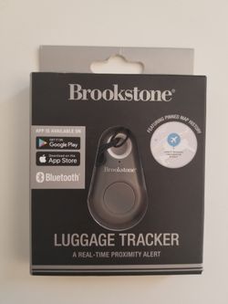 Brookstone Bluetooth Luggage Tracker Similar To Tile Airtag