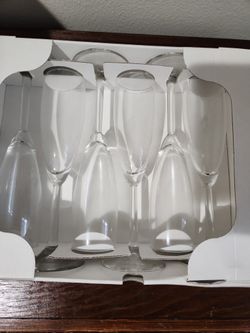 Dansk Champagne Flutes Set 18