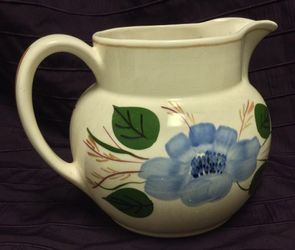 Hand Painted Ceramic Pitcher