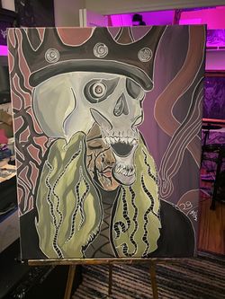Skull Queen Painting 