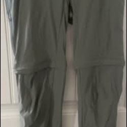 Columbia Convertible Pants Women 2 Green Omni Shield Straight Repellency Hiking