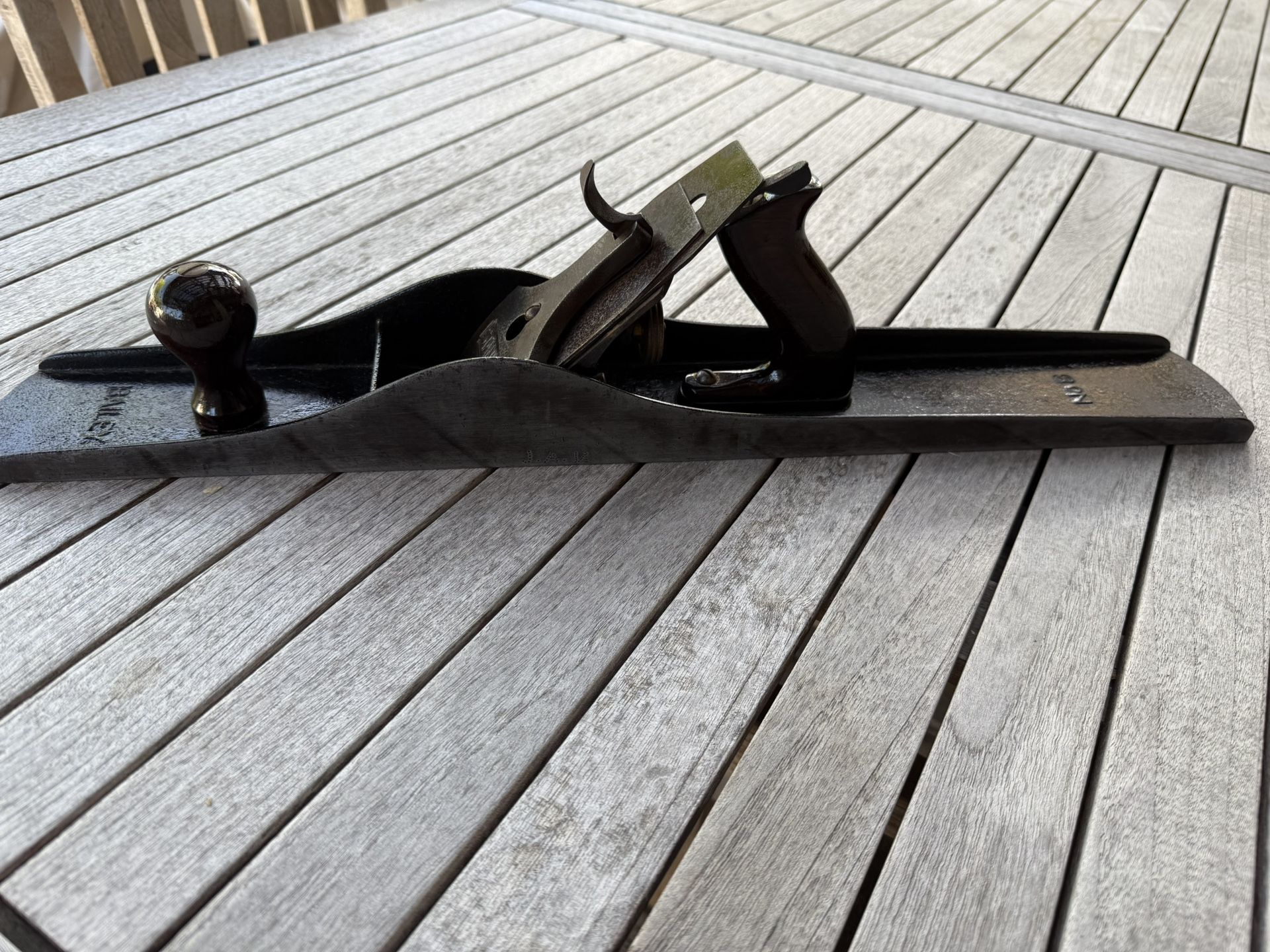 Plane. Vintage Antique Bailey No. 8 24in. Stanley Wood Plane