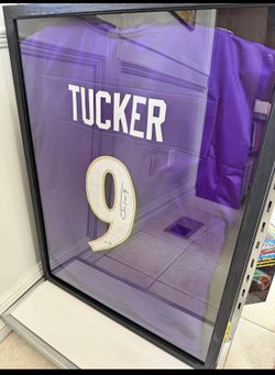Autographed Justin Tucker Jersey (doesn’t come with case)