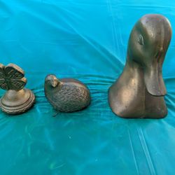 Vintage Brass Baperweight (Set of three)
