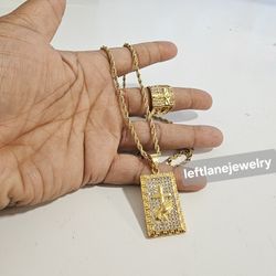 I Deliver I Ship 14k Gold Plated Set
